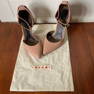Marni Nude / Blush D’Orsay Heels Size 38 (US 8)